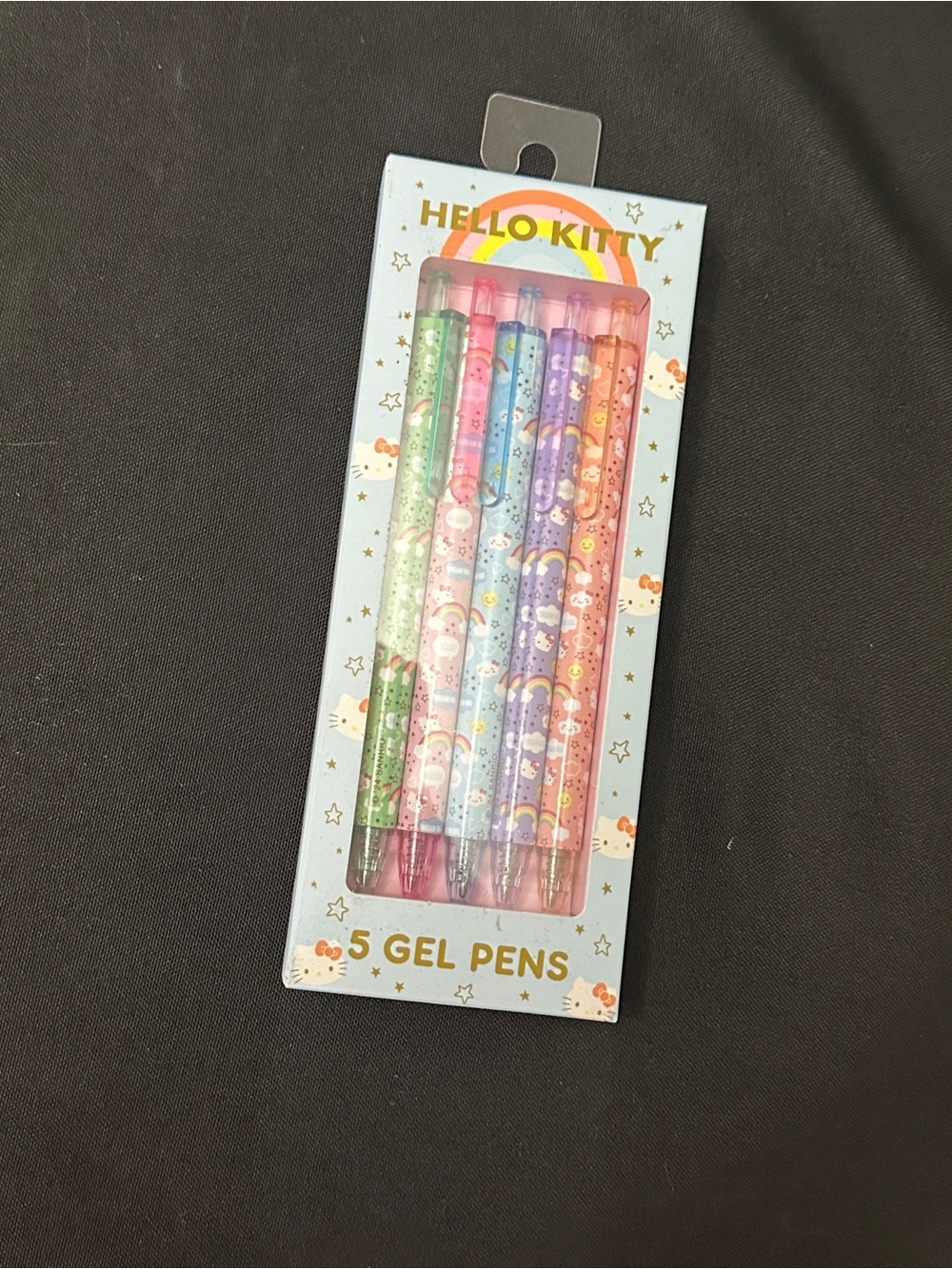 Hello Kitty Pastel Rainbow 5-Pack Gel Pens